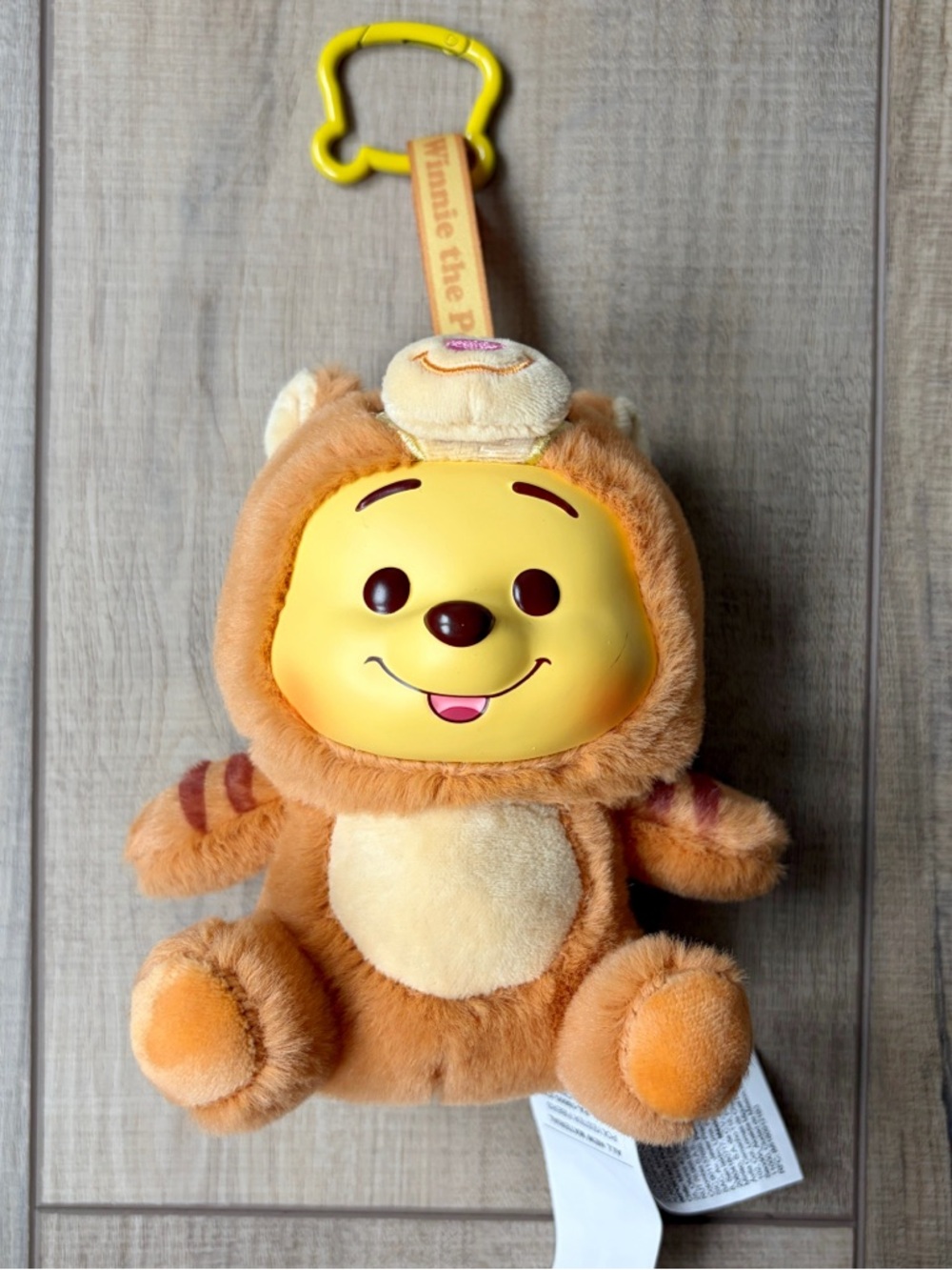 Miniso Winnie the Pooh Tigger Vinyl Plush Bag Charm